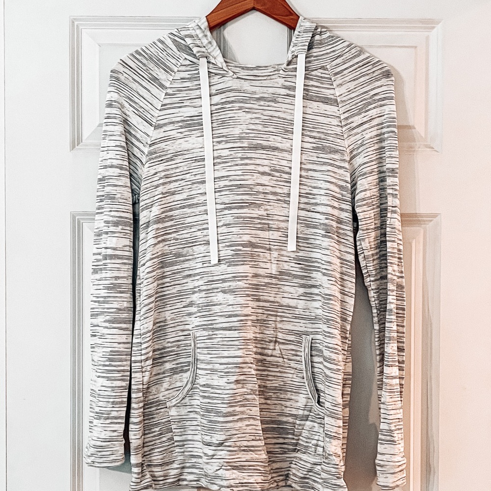 Gray lightweight hoodie